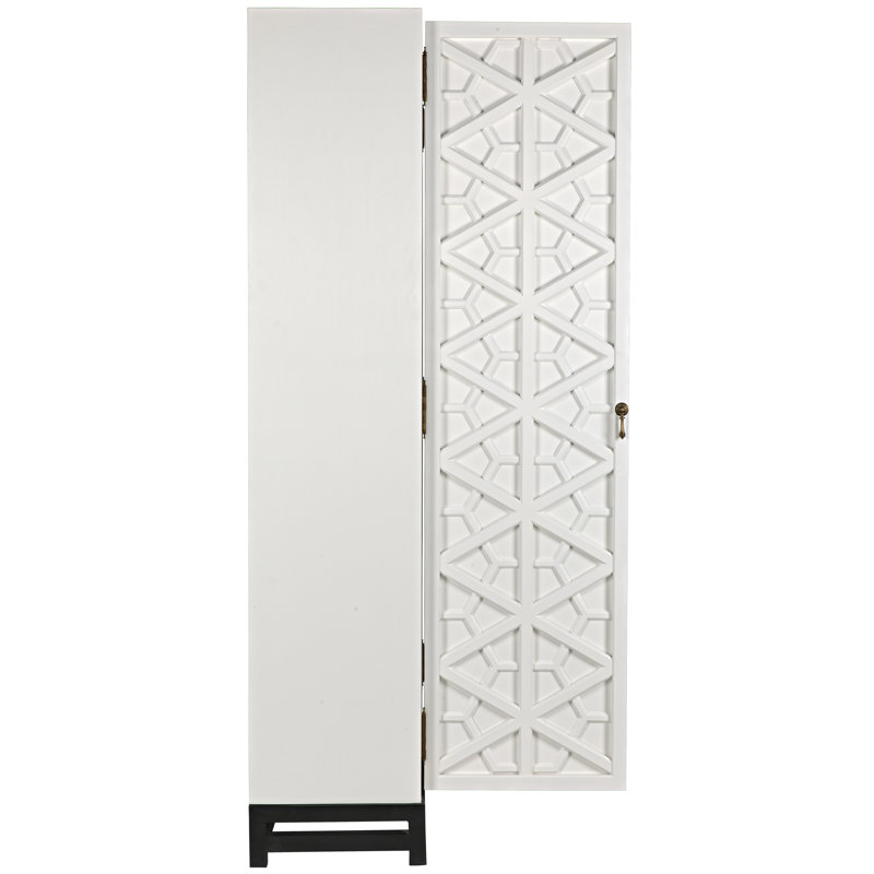 Maharadscha 2 - Door Armoire, 100" H x 51" W x 20" D, Solid White
