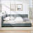 Comfortable Upholstered Sofa Bed Frame with Stylish Backrest and Armrests for Versatile Use-1221098772