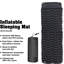 Inflatable Single Camping Mat Lightweight Sleeping Pillow Mattress Bed