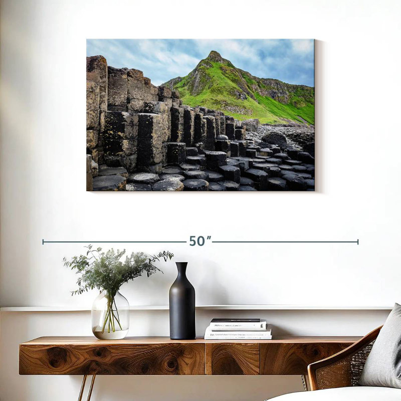 Rorry Giant's Causeway Basalt Columns, 24" H x 36" W
