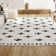 Geometric Ivory/Black Area Rug