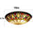 Ackman 3-Light 15.7" Tiffany Flush Mount-89141326