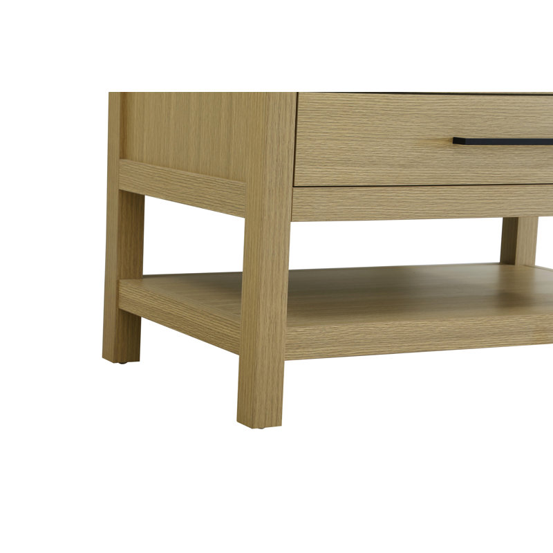 Meuble-lavabo simple 36 po_Moderne_VF60536, Brun miel