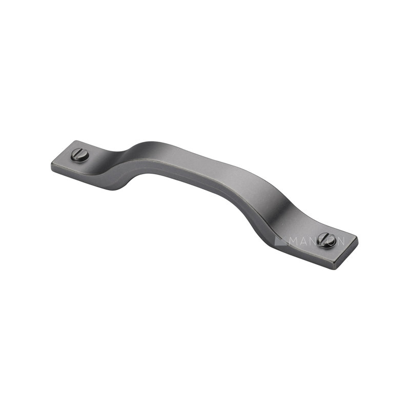 Bureau Cabinet 5 1/16" Center to Center Arch Pull, Old Iron