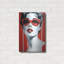 Art mural en métal «Lady In Red» par Andreas Magnusson par George Oliver-19839624