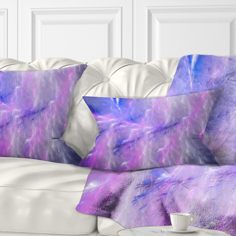 Coussin lombaire en ciel mystic abstract, Bleu
