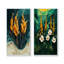 Emerald Yellow Delights Herbs I - ensemble de 2 pièces d'art floral-367965857-367965788