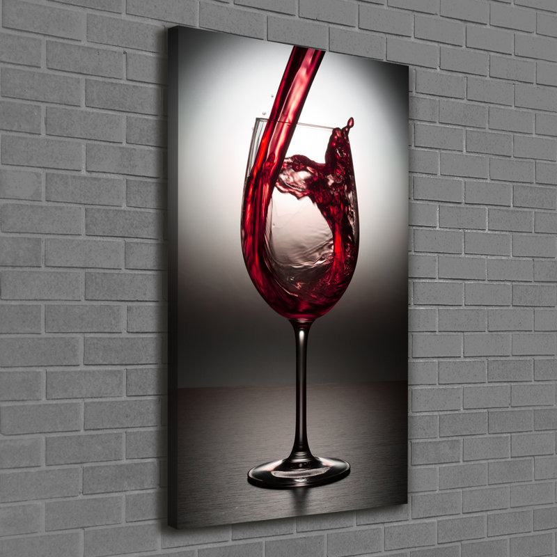 Red Wine - Wrapped Canvas Print