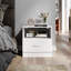 142.24cm W Manufactured Wood Bedside Table