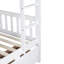 Lit superposé simple au-dessus de simple en bois d'hévéa avec 2 tiroirs, convertible en 2 lits simples, échelle et barrières de sécurité-25899357-25899358