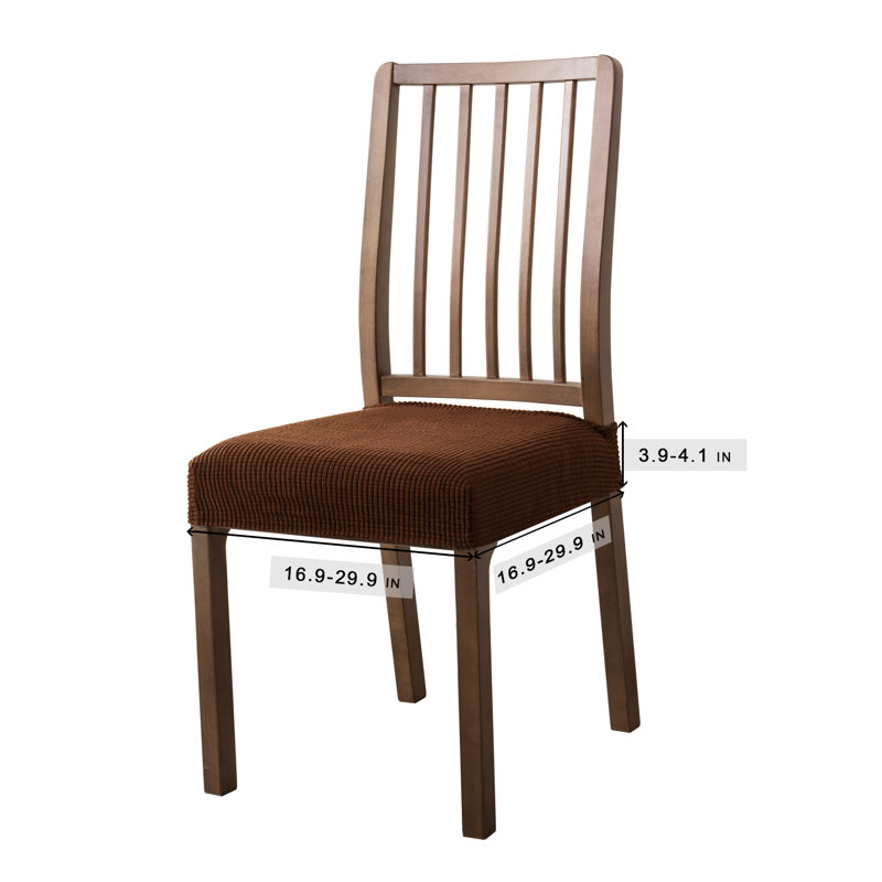 Housse pour chaise de salle à manger, Chocolat