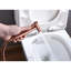 Bidet de toilette à main - or rose, fabrication en métal, 2 modes d'eau, rouille, étapes d'installation faciles en or pour le métal, jet double, propulseur d'hygiène, antirouille et à la corrosion, installation simple