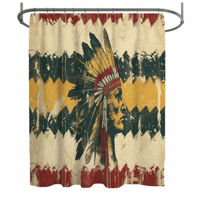 Rideau de douche Native American