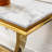 Bernson 47.2'' Marble Top Console Table-1934648129-1934648128