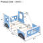 Lit plateforme classique en forme de voiture avec personnalisation immersive et sommeil sécuritaire pour les enfants-1344776537-1344776518