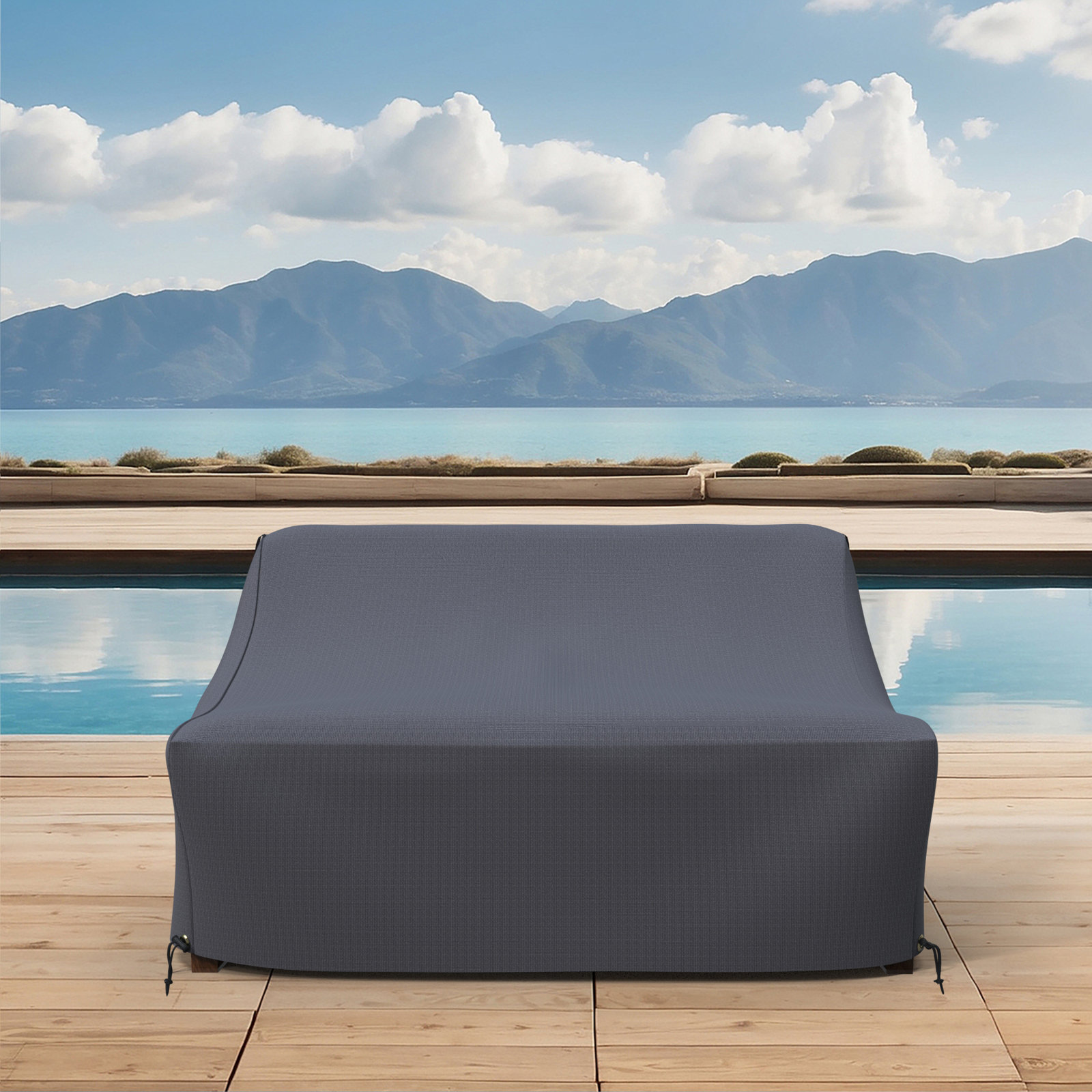 Louise Outdoor Patio Loveseat Cover