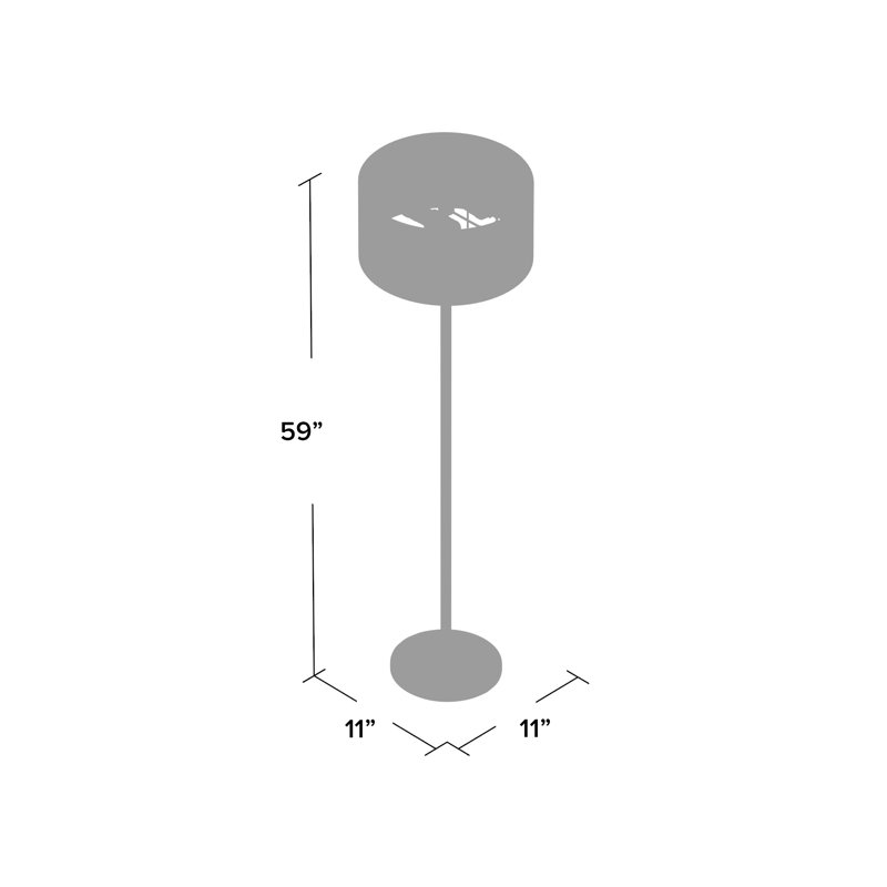 Lampe de plancher 59 po Morgana