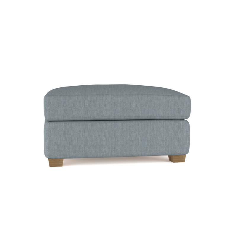 Repose-pieds Thompson, Brume de lin Box Weave, Naturel