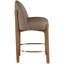 Tabouret de comptoir rembourré en tissu Maud-121555374