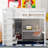 Khansaa Full Loft Bed with Built-in Desk and Storage-106601840