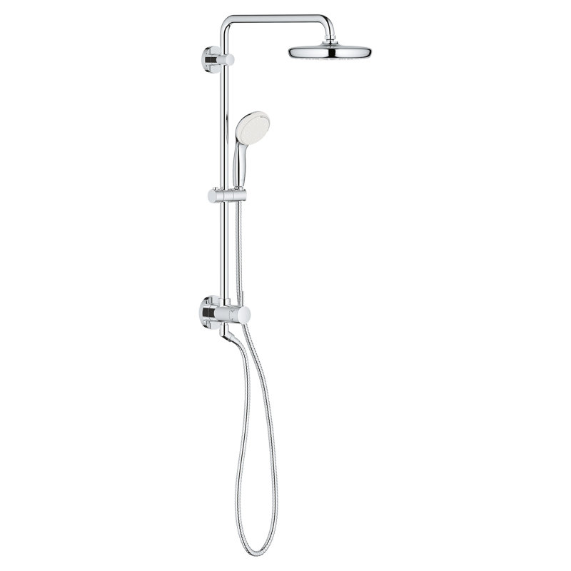 Retro-Fit™ Volume Control Pressure-Balanced Complete Shower System with SpeedClean Technology, Starlight Chrome