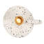 Porte-bougie moucheté blanc, paquet de 4-100661044