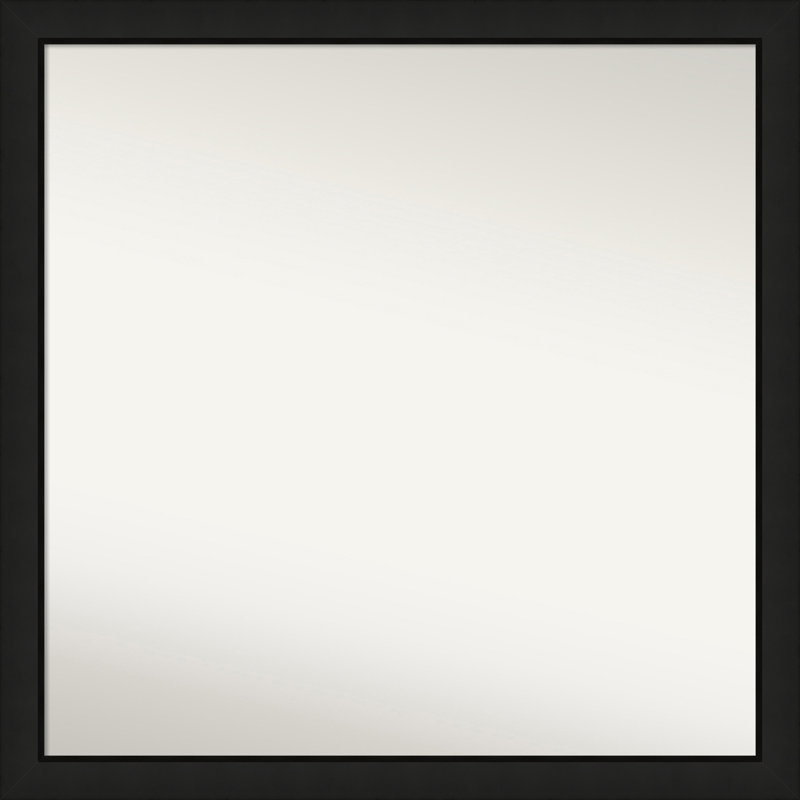 Phil Solid Wood Wall Mirror, 33.25" x 33.25", Square