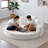 Convertible Sofa Couch Bed,Multi-Functional,Circular Bed,Adjustable Futon Sofa ,No Assembly Compressed Corduroy Floor Lounge Sofa For Apartment Office Bedroom Living Room-1365851443