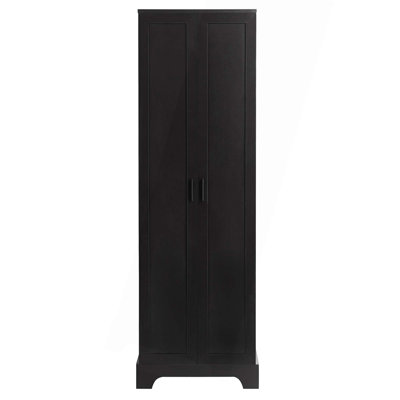 Storage Cabinet With Two Doors For Bathroom,Office,Adjustable Shelf,MDF Board