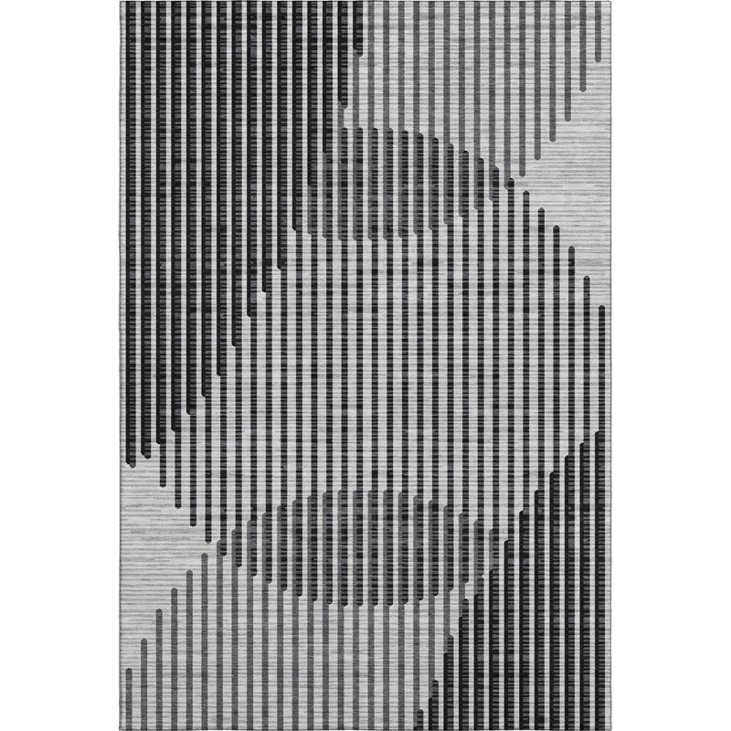 Tapis Corum AMF1001 lavable à la machine de qualité supérieure, Rectangle 10 pi x 14 pi