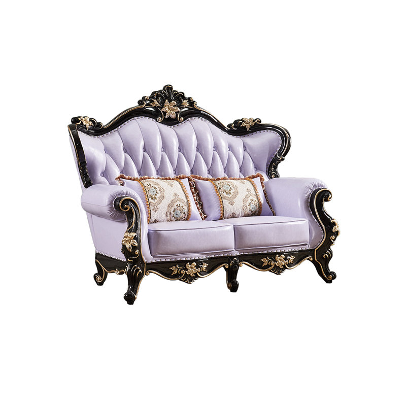 Canapé en cuir European Light Luxury