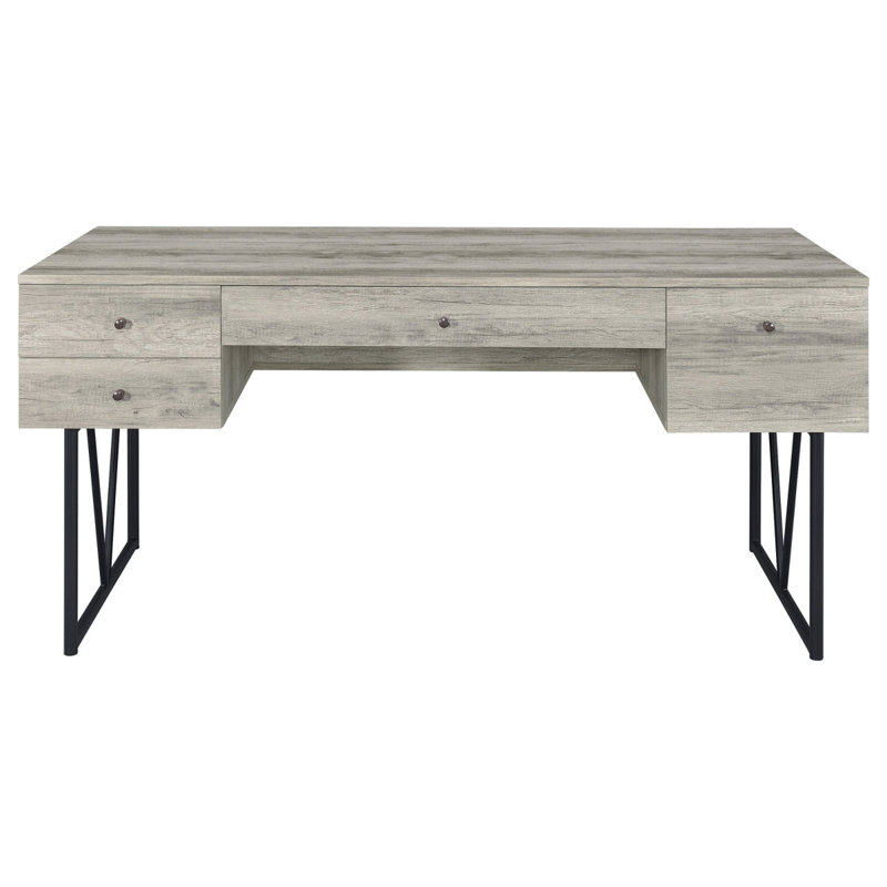 Bureau d'écriture à 4 tiroirs Sonoma Driftwood, Beige