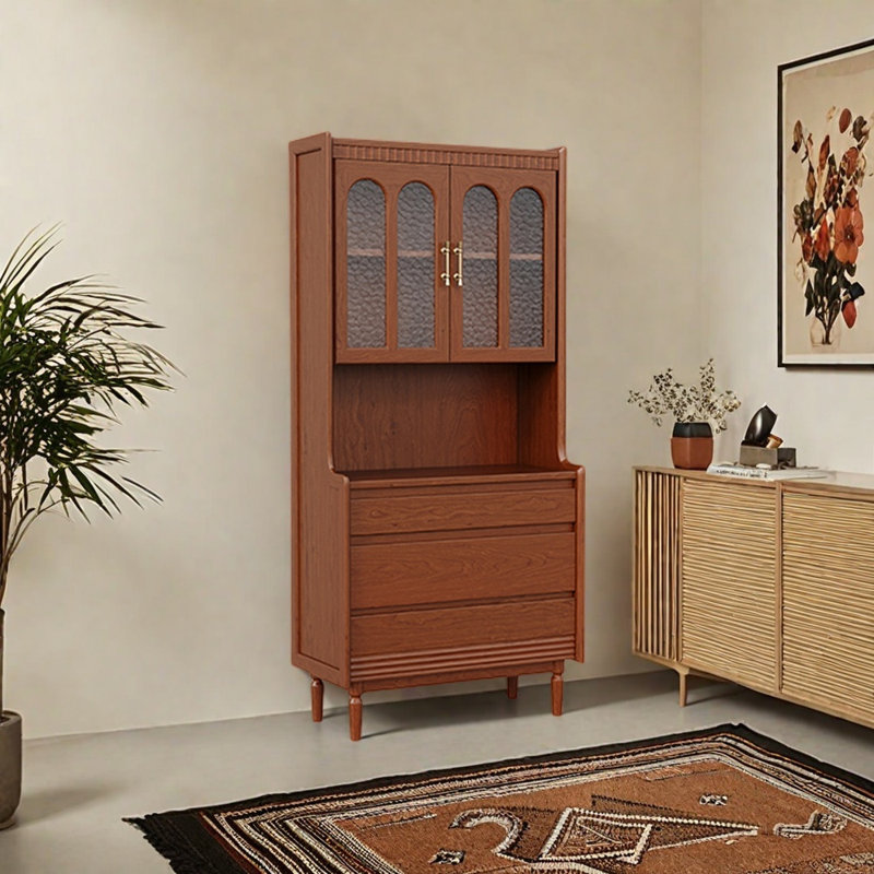 American style light luxury living room bookcase