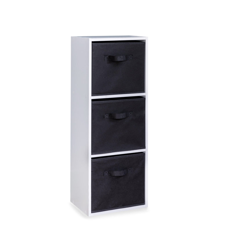 Northville 30 cm W Bookcase, (3 Shelves) 80cm H x 30cm W x 23.5cm D, Natural