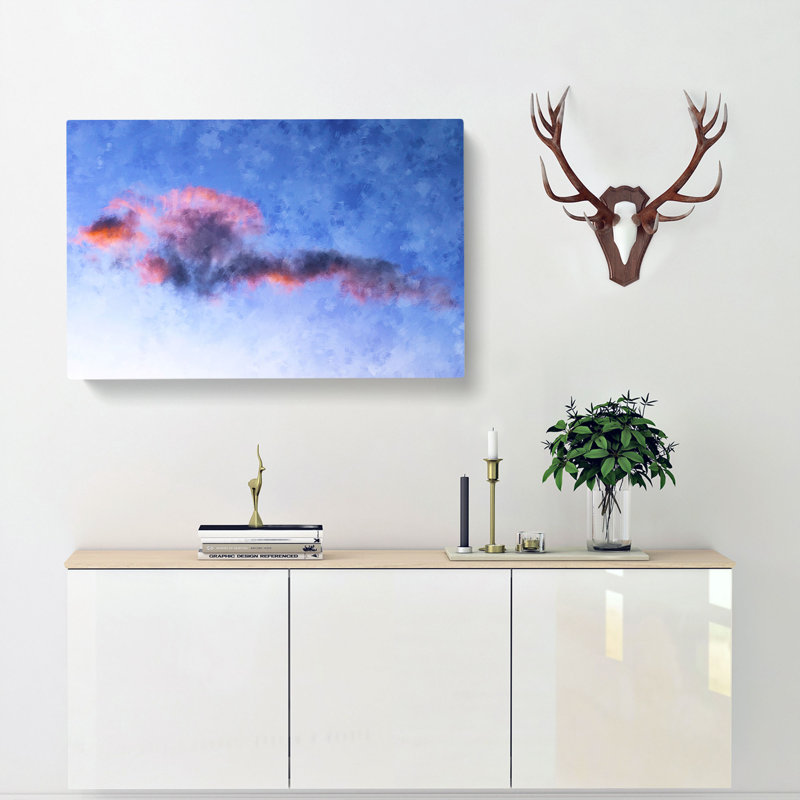Cloud Art - Wrapped Canvas Painting, 35cm H x 50cm W x 3cm D