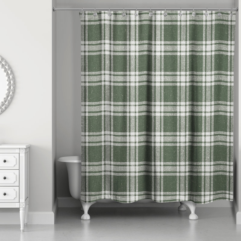 Agneta Plaid Shower Curtain