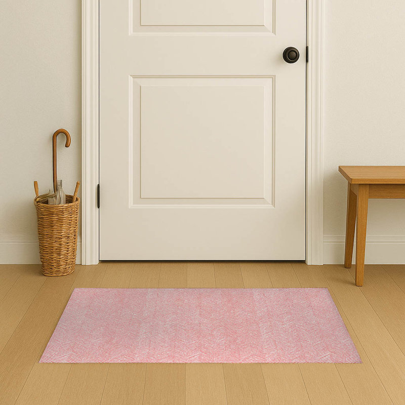 Paillasson à chevrons, Dusty Rose, L 24 po x L 36 po