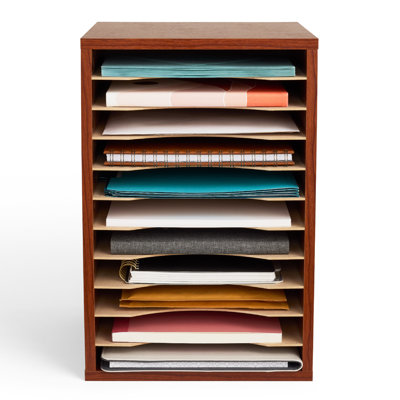 Rangement de bureau avec 11 compartiments Literature