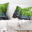 Landscape Open Book to Forest Lumbar Pillow