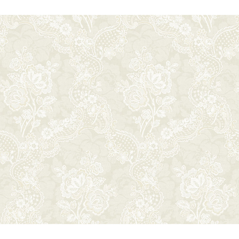 Papier peint camouflé Seabrook Designs Jolanta, Crème