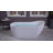 59" x 28" Freestanding Soaking Acrylic Single Slipper Bathtub with Reversible Drain-50259168