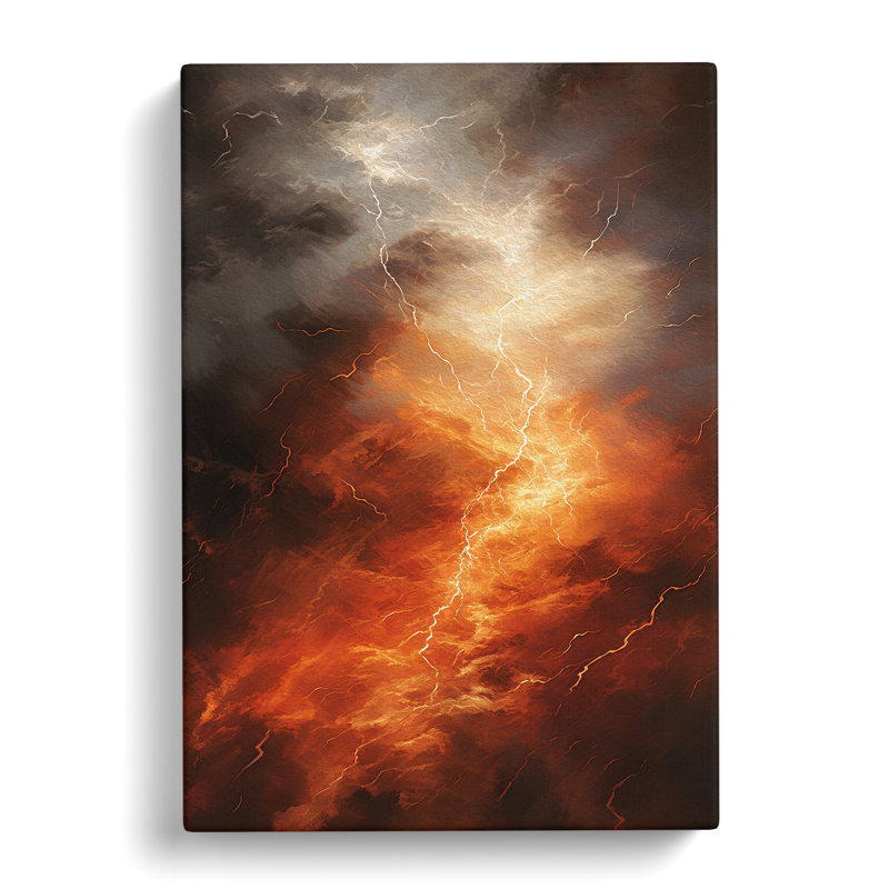 Thunderstorm Abstract No.2 - No Frame Print, 60cm H x 40cm W x 3cm D