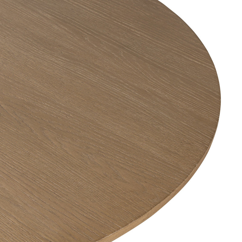 Eastman Dining Table -Light Weathered Oak, 30" H x 48" W x 48" D, Light Weathered Oak