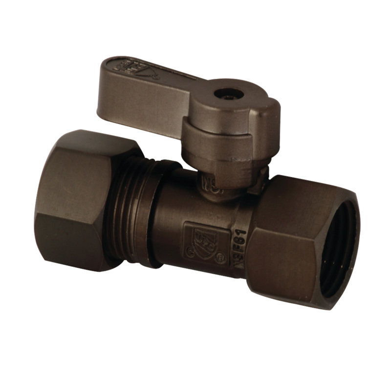 Soupape droite Comp, Bronze huilé