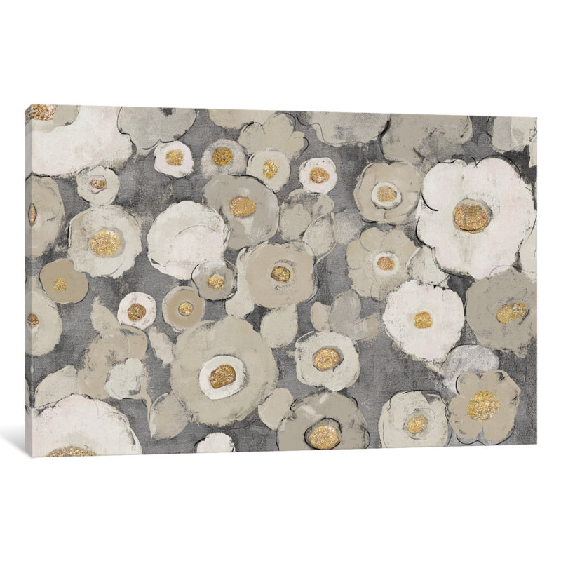 Bohémien bouquet i, reproduction d’art sur toile tendue, H 18 po x l 26 po x P 1,5 po