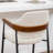 Devane Upholstered Counter Stool With Armrest-123161722