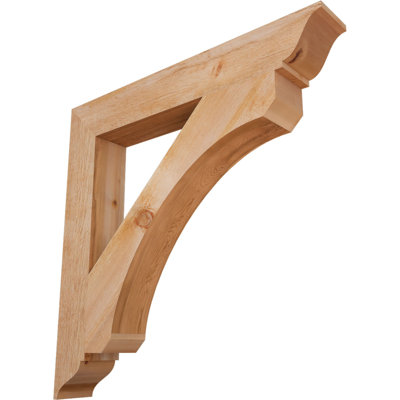 Support pour scie brute traditionnelle de l 6 po x P 42 po x H 42 po, cèdre rouge de l'Ouest