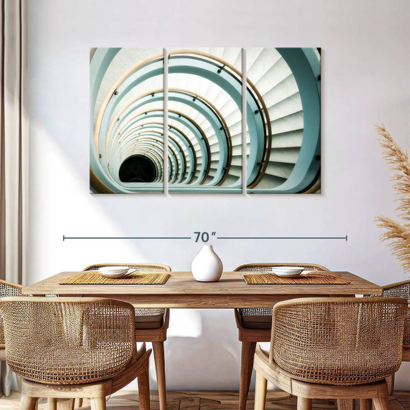 Lilie Long Staircase, 36" H x 57" W