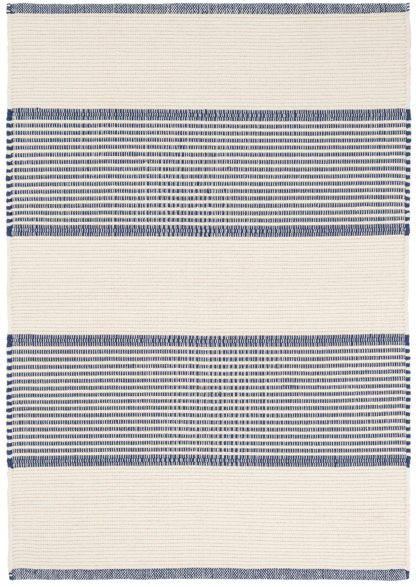Dash and Albert Rugs La Mirada Navy Handwoven Cotton Rug & Reviews ...