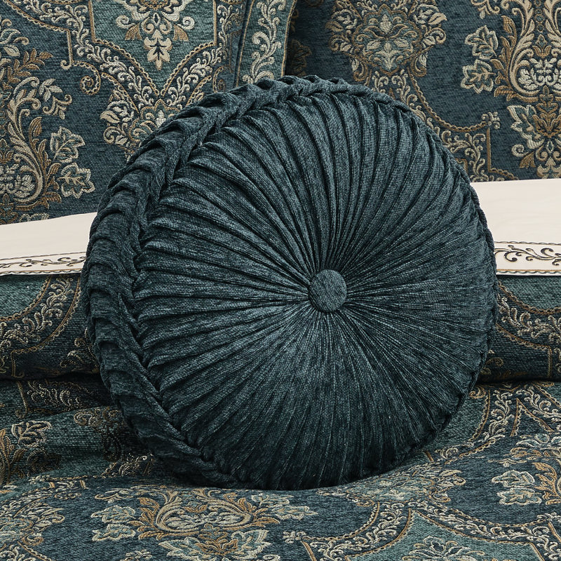 Coussin décoratif rond touffeté NANCY
